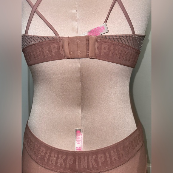 Pink bralette set - Picture 3 of 4
